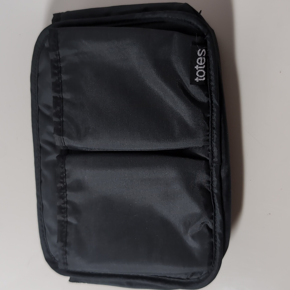 totes Black Compact Organizer Pouch